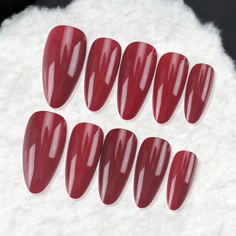 Premium Glossy Stiletto Nail Art Bowlift