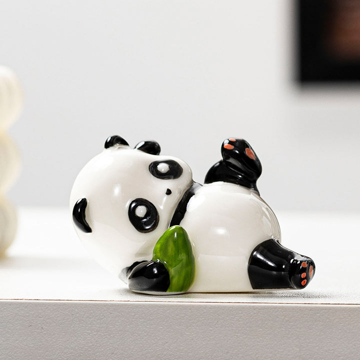 Cute Panda Decorative Figure Bowlift
