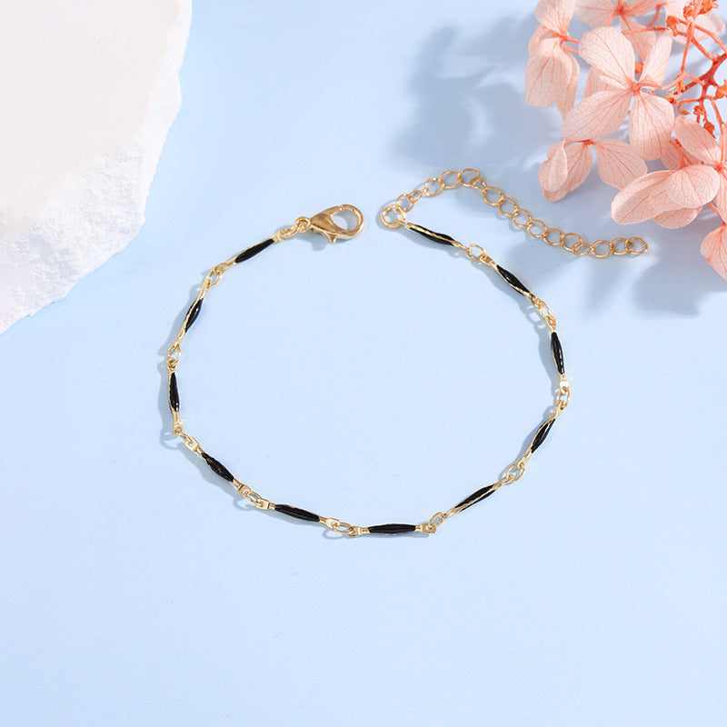 Elegant Adjustable Gemstone Chain Bracelet Bowlift