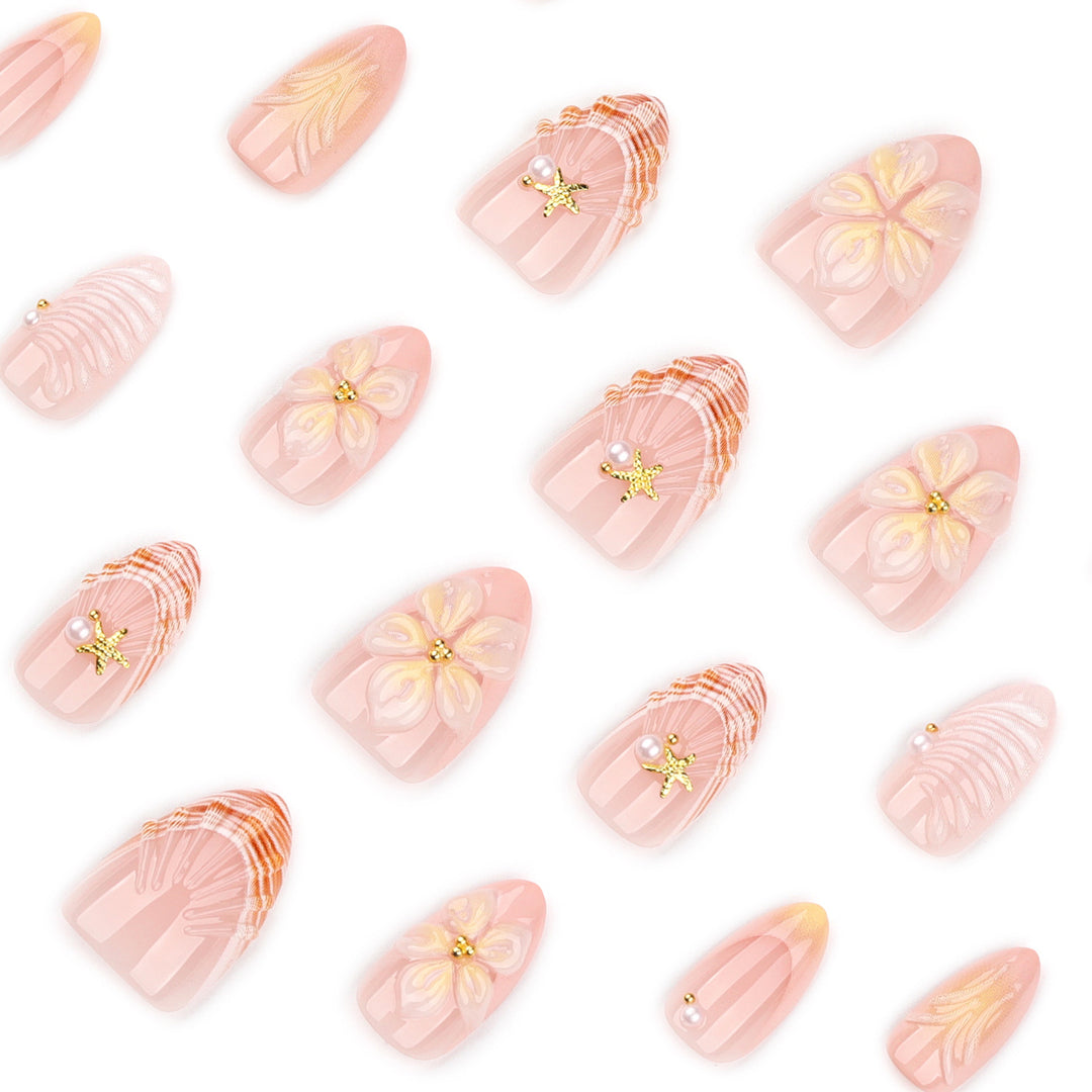 Artful nail art with floral motifs and elegant accents Bowlift