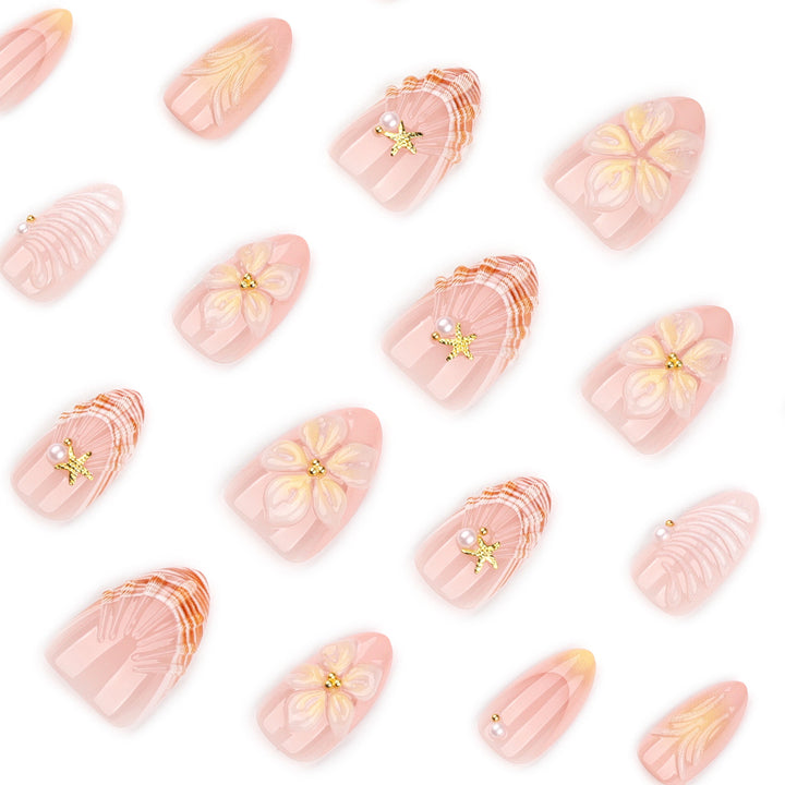 Artful nail art with floral motifs and elegant accents Bowlift