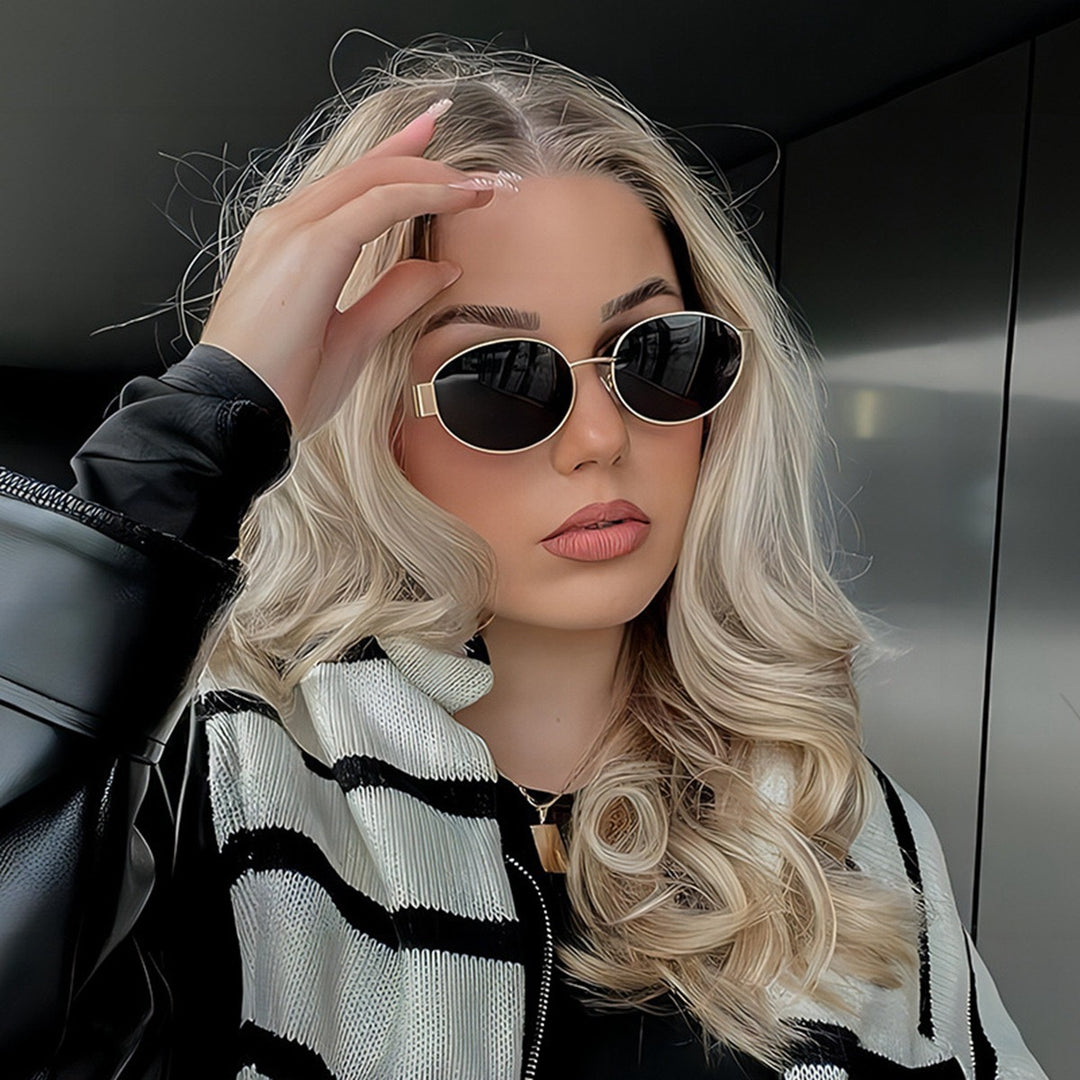 Women's stylish metal sunglasses Bowlift