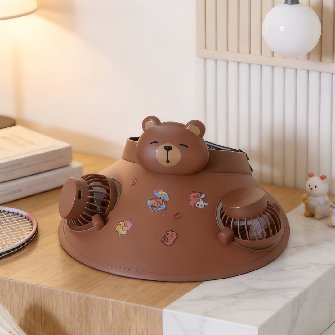 Ladies creative table fan with multifunctional design Bowlift