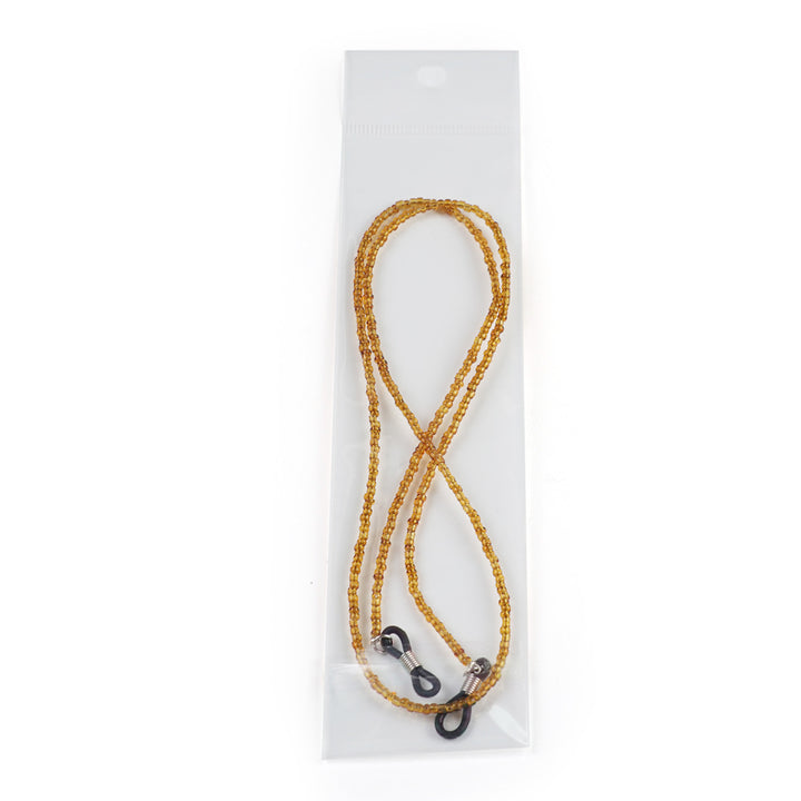 Crystal-Accented Eyewear Holder Chain Bowlift