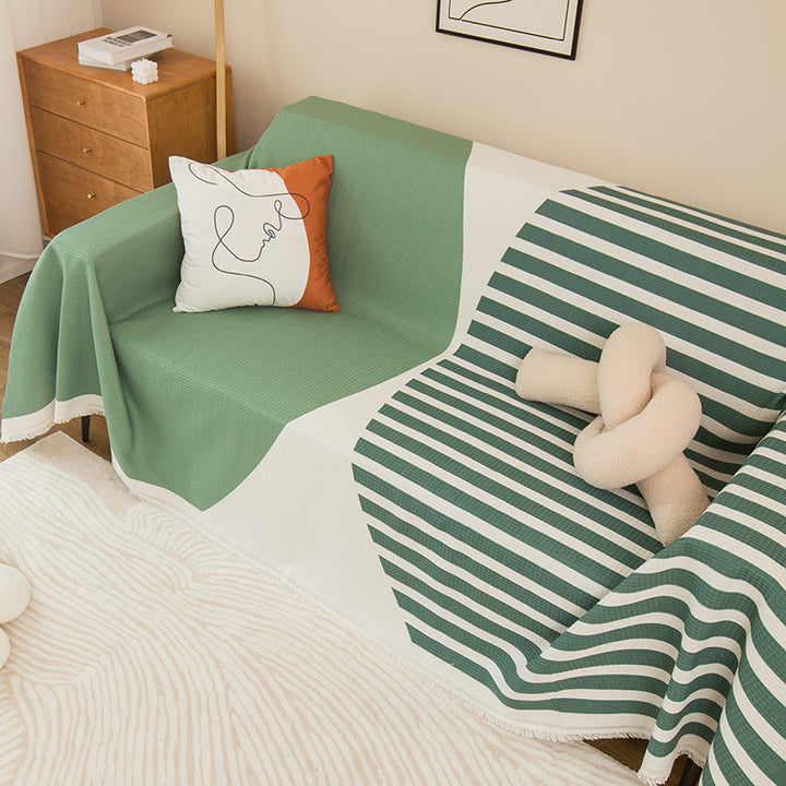 Premium Textured Sofa Throw Cover