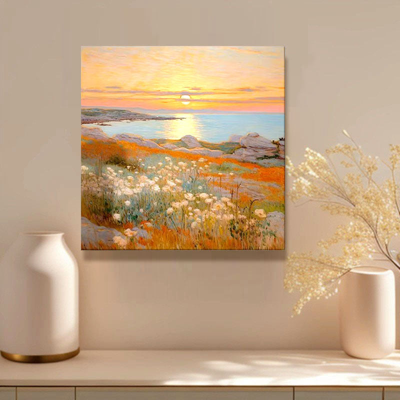 Scenic Winter Landscape Canvas Art