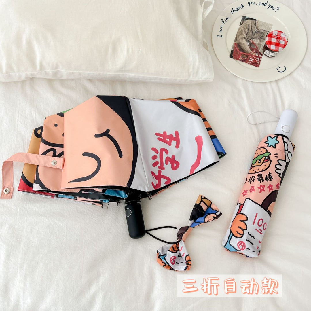 Ladies' creative children's umbrella with animal motif Bowlift
