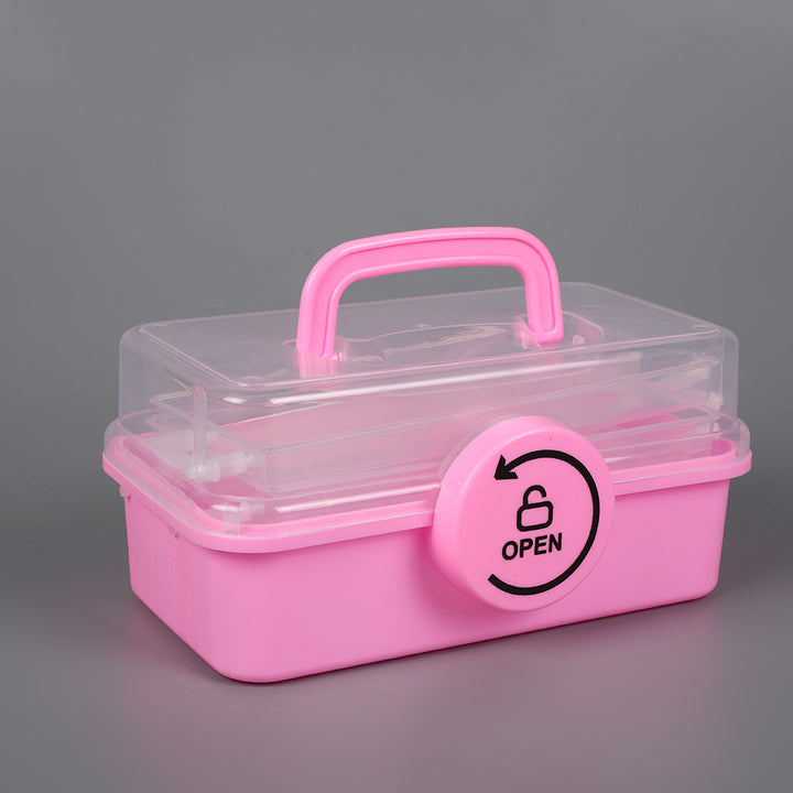 Portable Multi-Section Craft Storage Box Bowlift