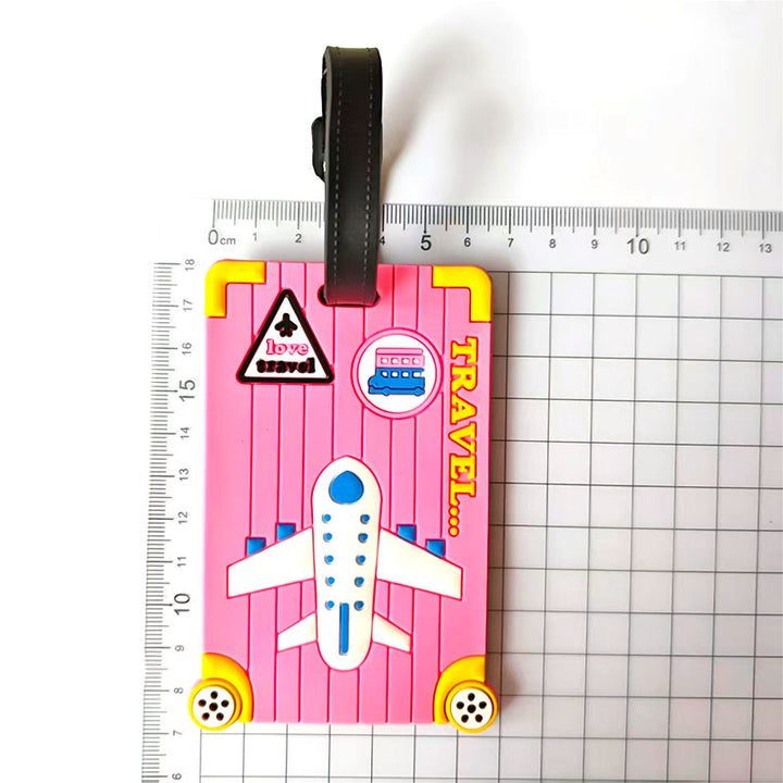 Unisex Travel-Themed Luggage Identifier Bowlift