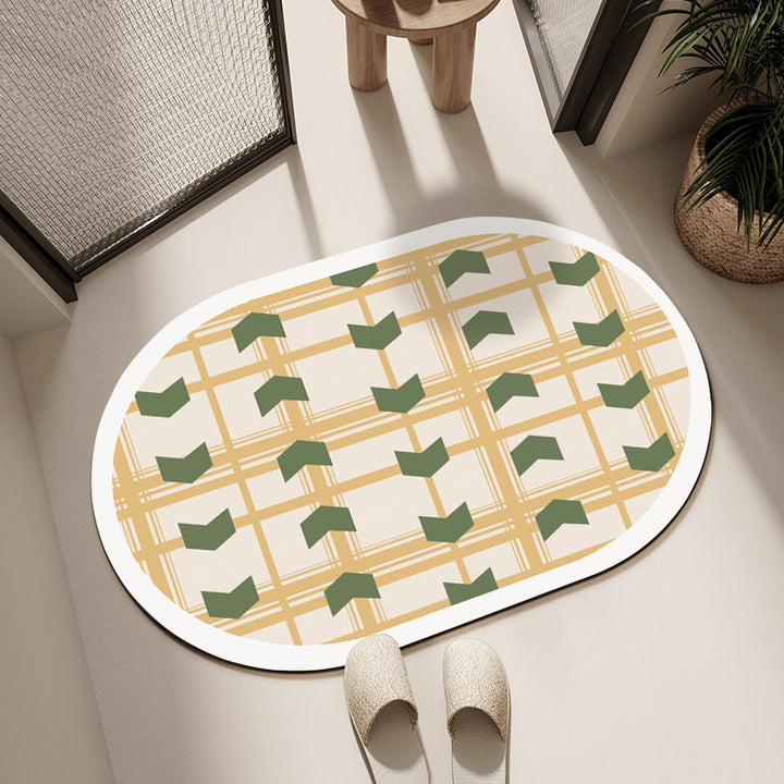 Geometric Patterned Area Rug Bowlift