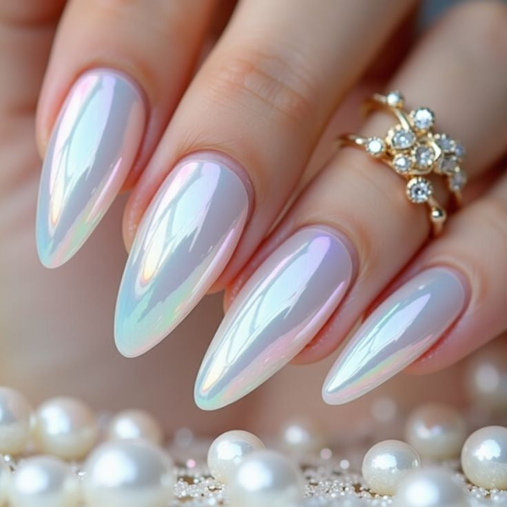 Glamorous High Gloss Artificial Nails Bowlift