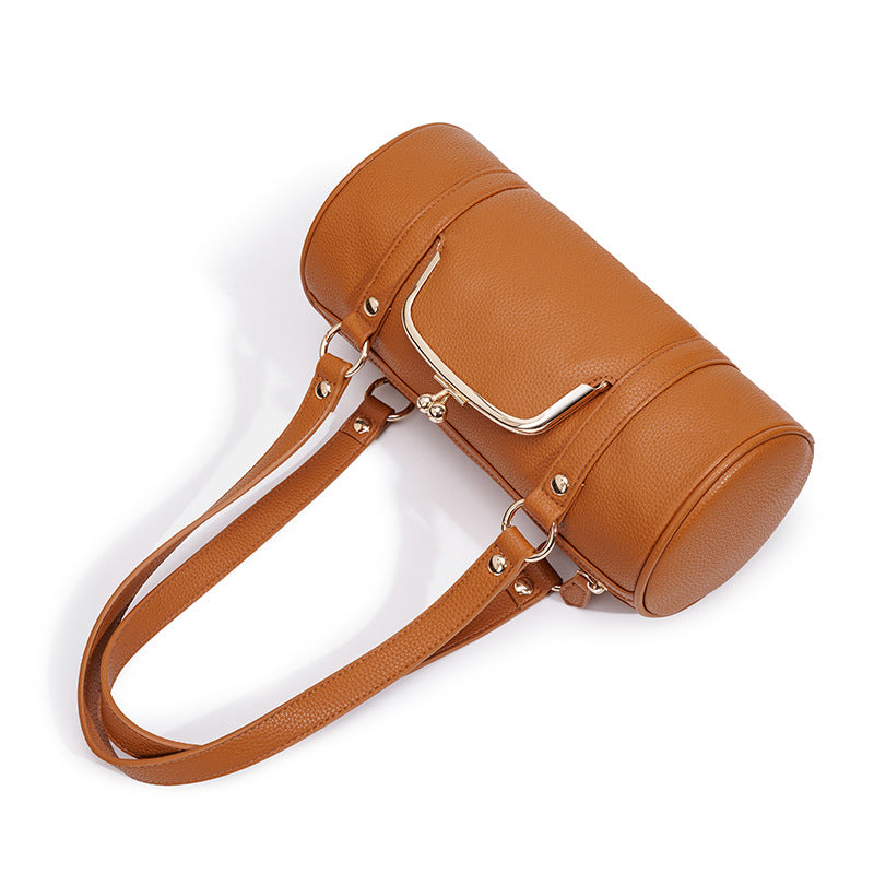 Fashionable Leather Handbag Bowlift