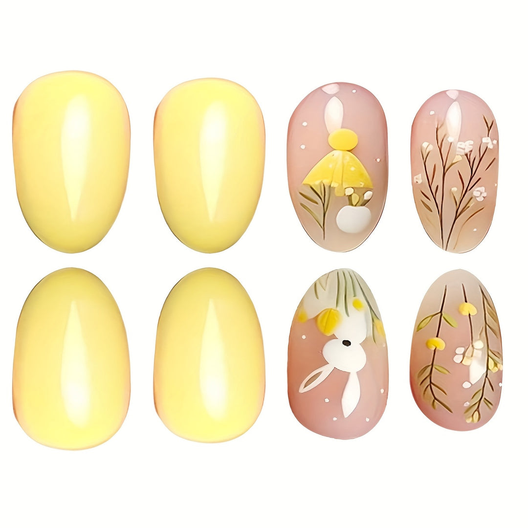 Seasonal Themed Press-On Nail Art Bowlift