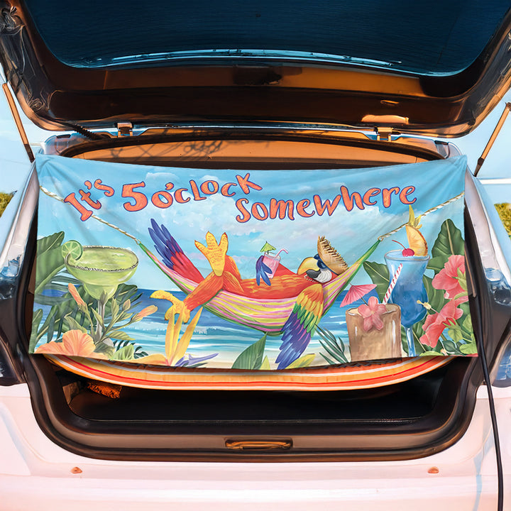 Trunk mat in creative flamingo design Bowlift