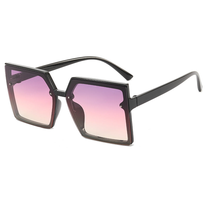 Women's stylish oversized sunglasses with geometric design Bowlift