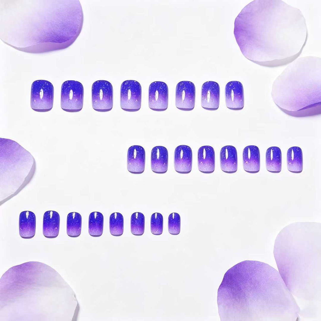 Elegant Ombre Glitter Acrylic Nail Art Bowlift