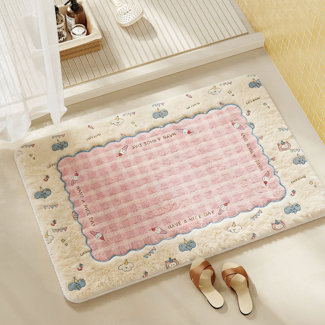 Cozy Woven Bathroom Rug
