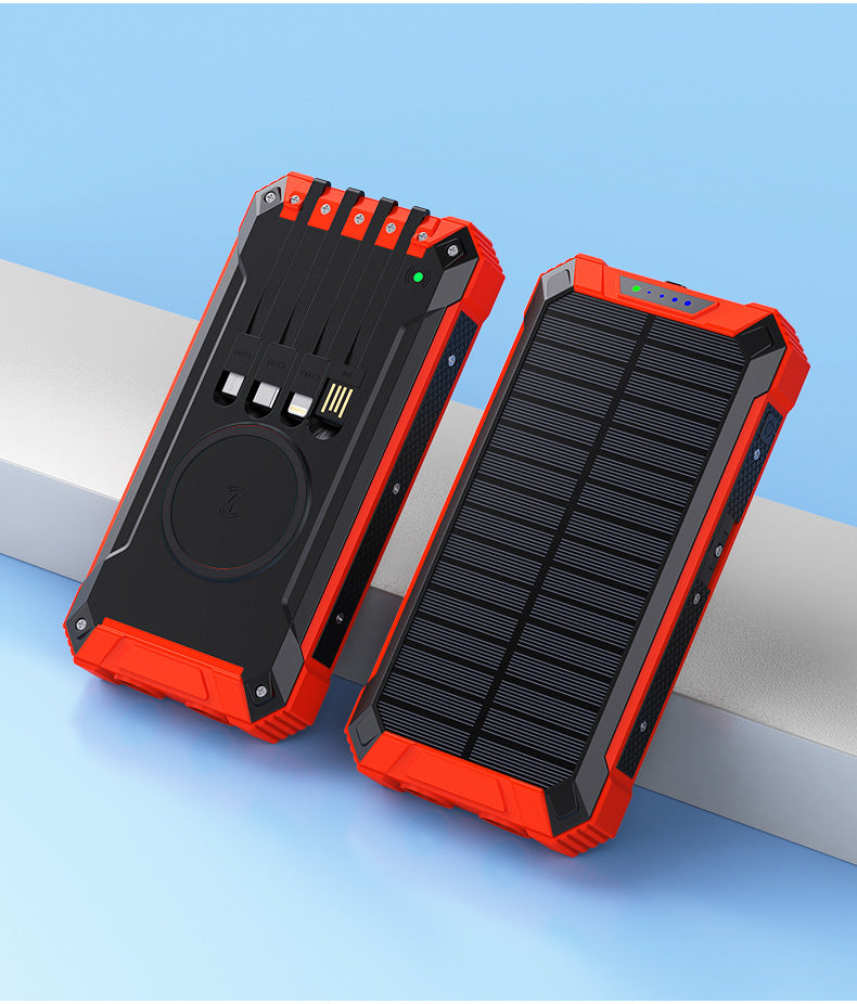 Solar-powered power bank Bowlift