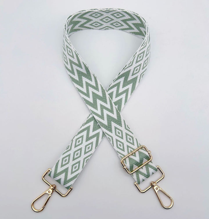 Adjustable Patterned Bag Strap Bowlift
