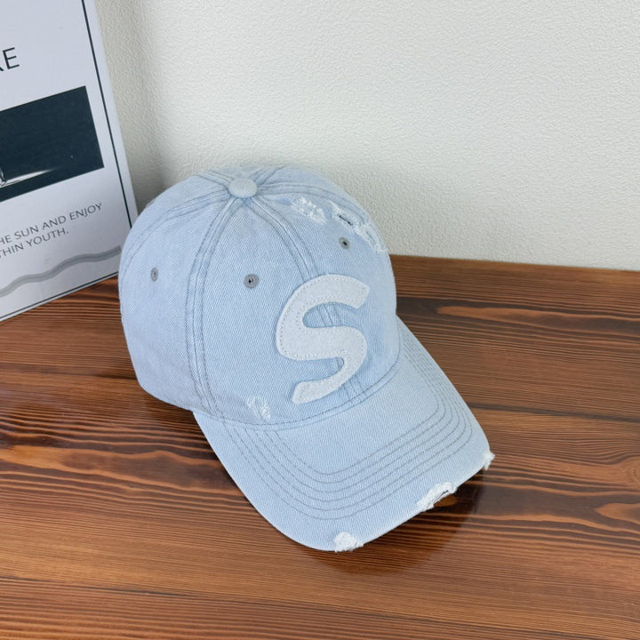Men's Distressed Graphic Baseball Hat Bowlift