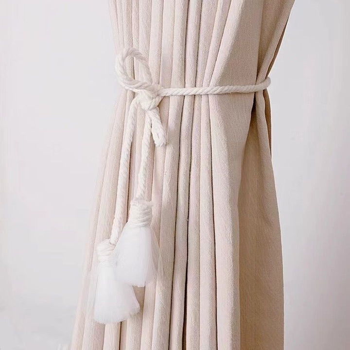 Decorative curtain tape with tassels Bowlift
