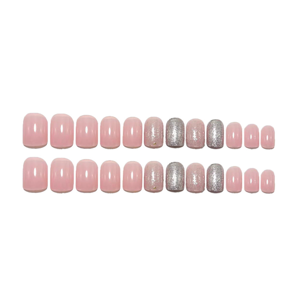 Glitter Artificial Nails Bowlift