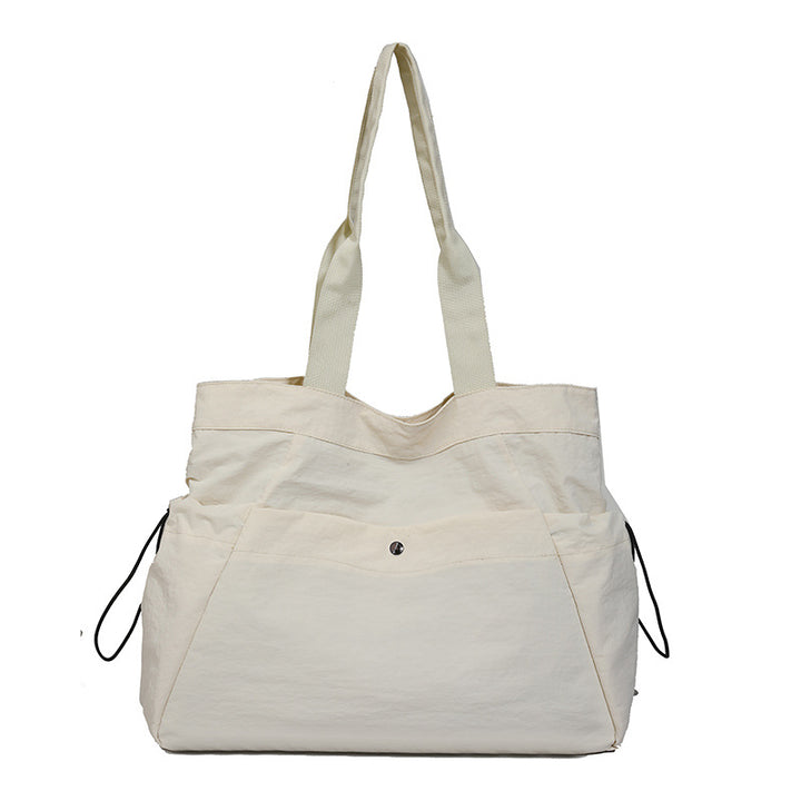 Spacious And Functional Tote Bag With Side Pockets Bowlift