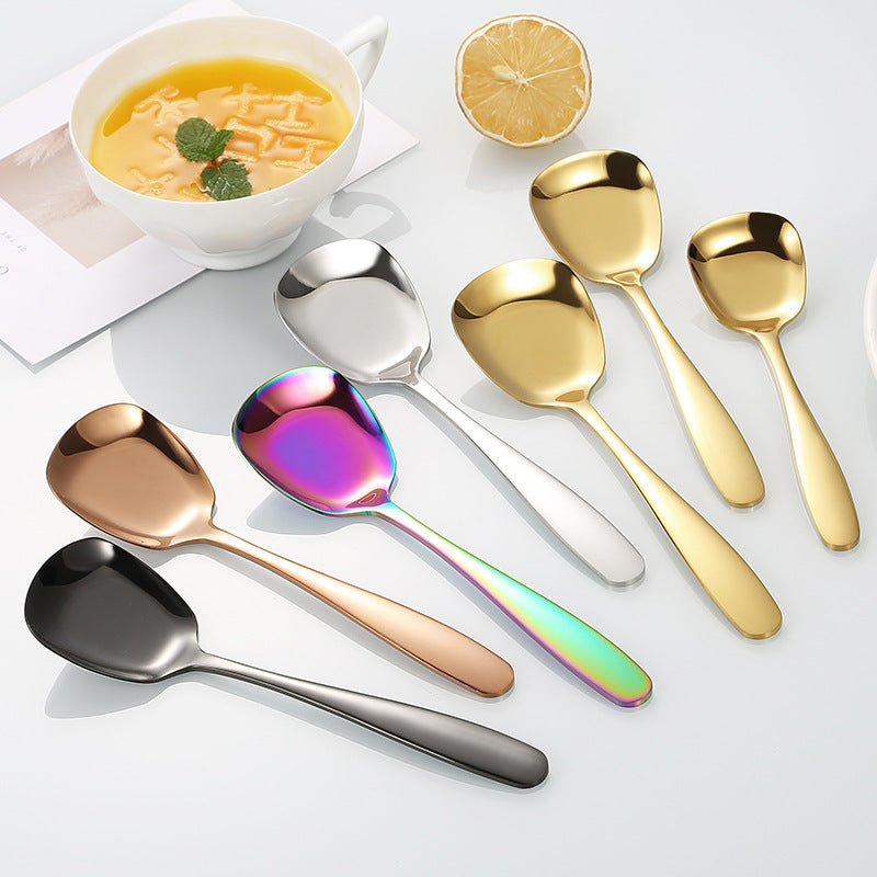 Elegant dessert spoon with ergonomic design Bowlift