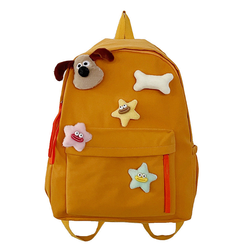 Kids' Playful Character Design School Backpack Bowlift
