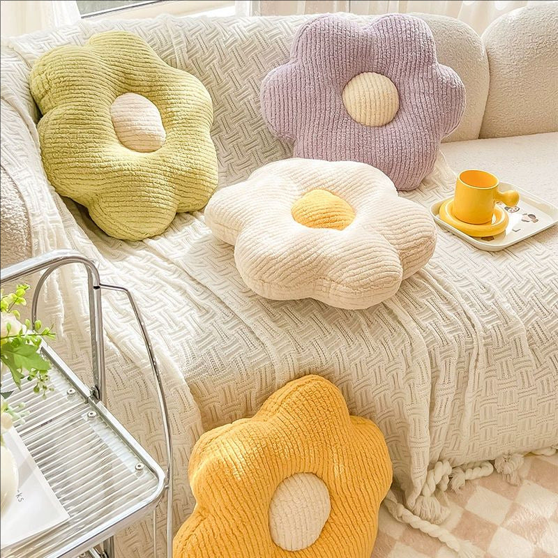 Flower-shaped cuddly pillow Bowlift