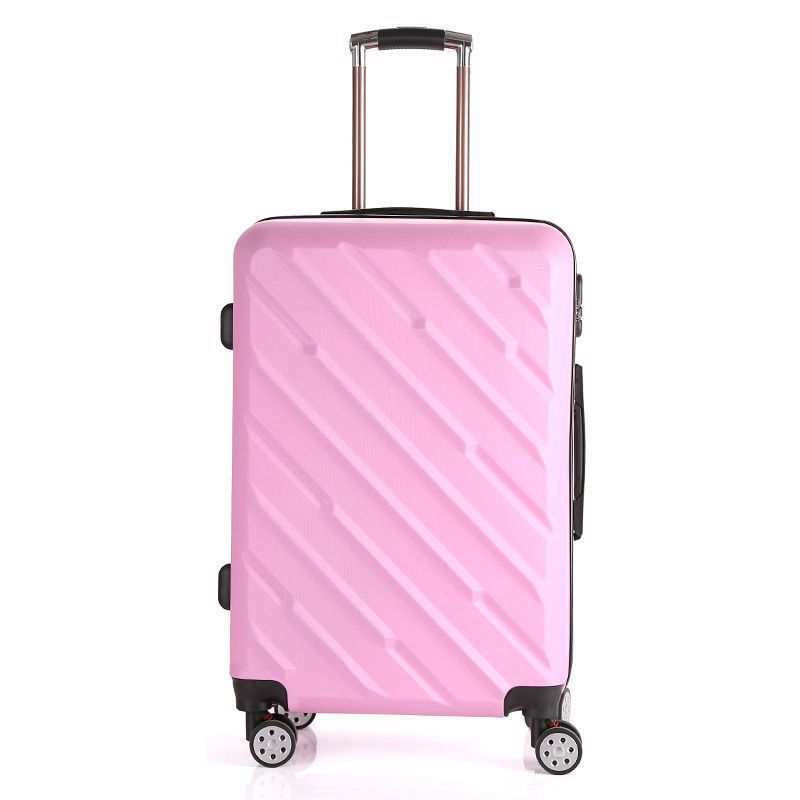 Unisex Durable Textured Hard Shell Rolling Suitcase Bowlift