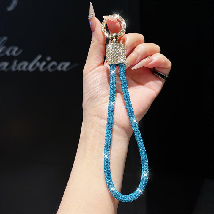 Bling Rhinestone Charm Keychain Bowlift