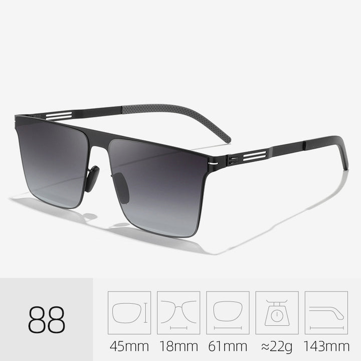 Modern Square Frame Sunglasses Bowlift