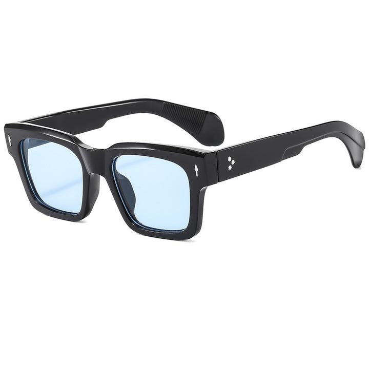 Ladies Square Sunglasses with Luxurious Frame and Protective UV Filter Bowlift