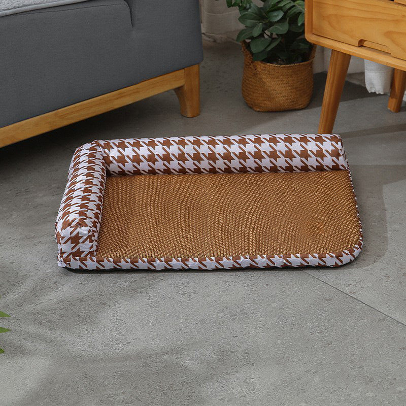 Women Cozy and Stylish Pet Bed with Elevated Edges Bowlift