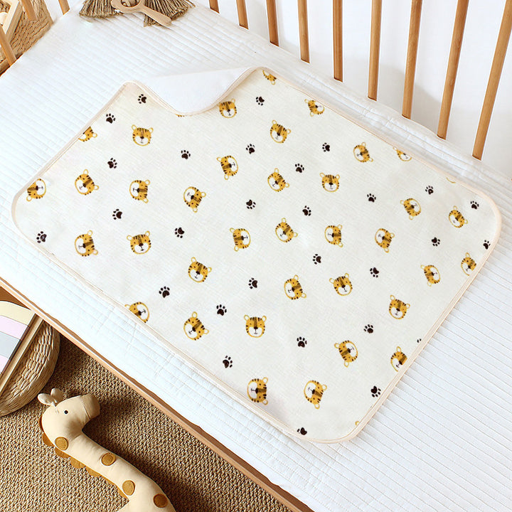 Ladies changing pad with cheerful floral pattern Bowlift