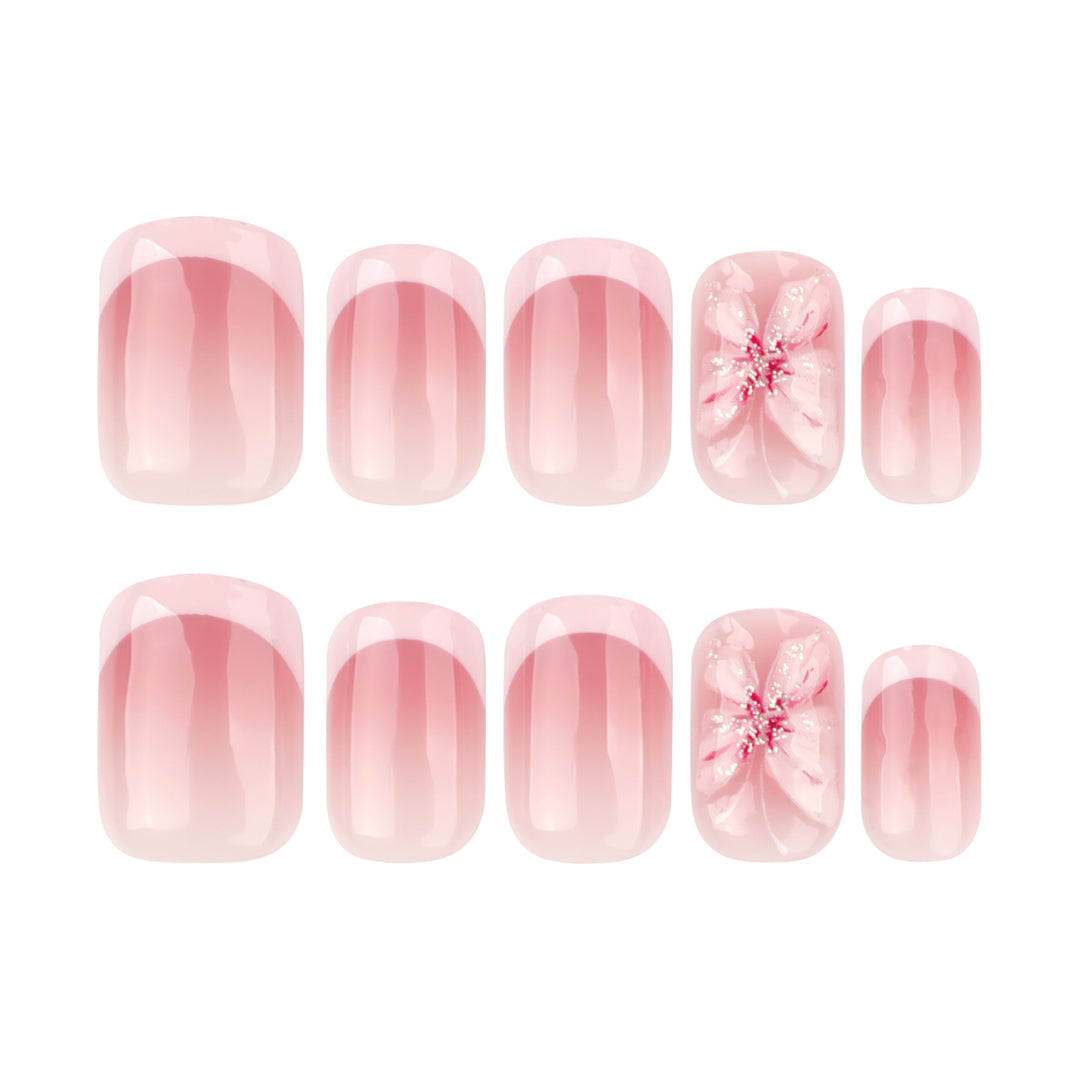 Stylish nail art with floral accents Bowlift