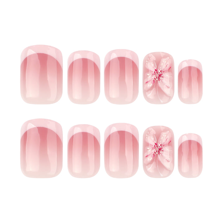Stylish nail art with floral accents Bowlift