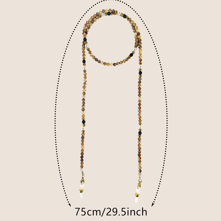 Artisan Beaded Eyewear Chain Bowlift