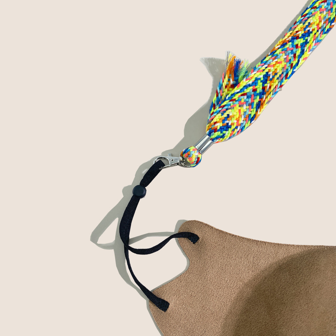 Colorful Woven Eyewear Retainer Bowlift