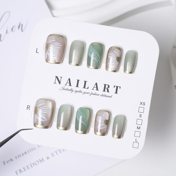Creative Thematic Press-On Nail Set Bowlift