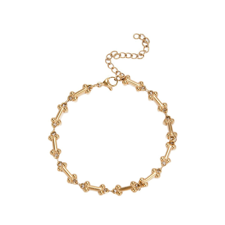Intricate Textured Chain Bracelet Bowlift