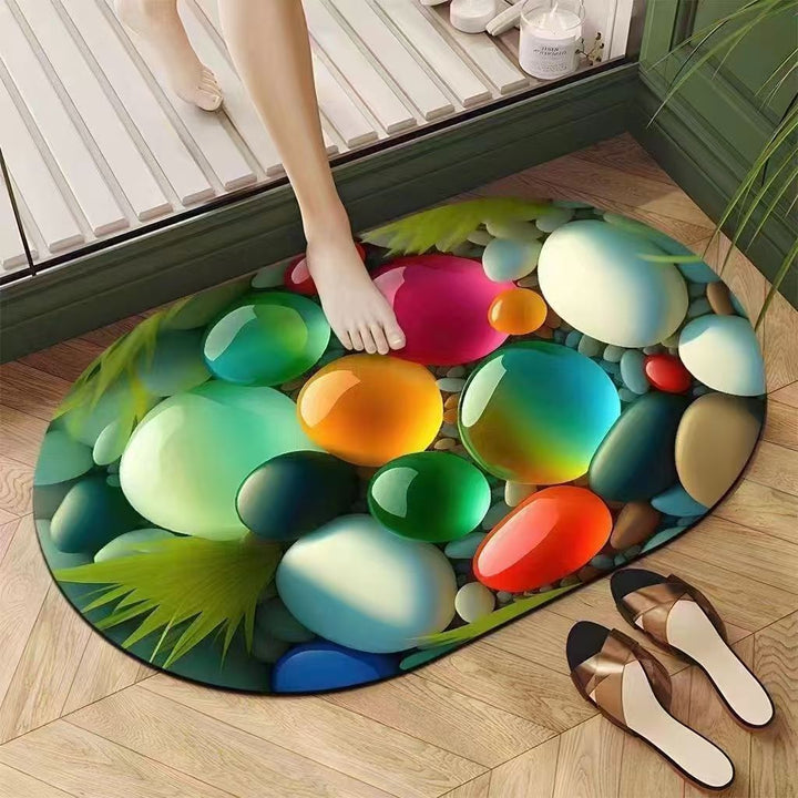 Non-Slip Water-Absorbent Bath Mat Bowlift