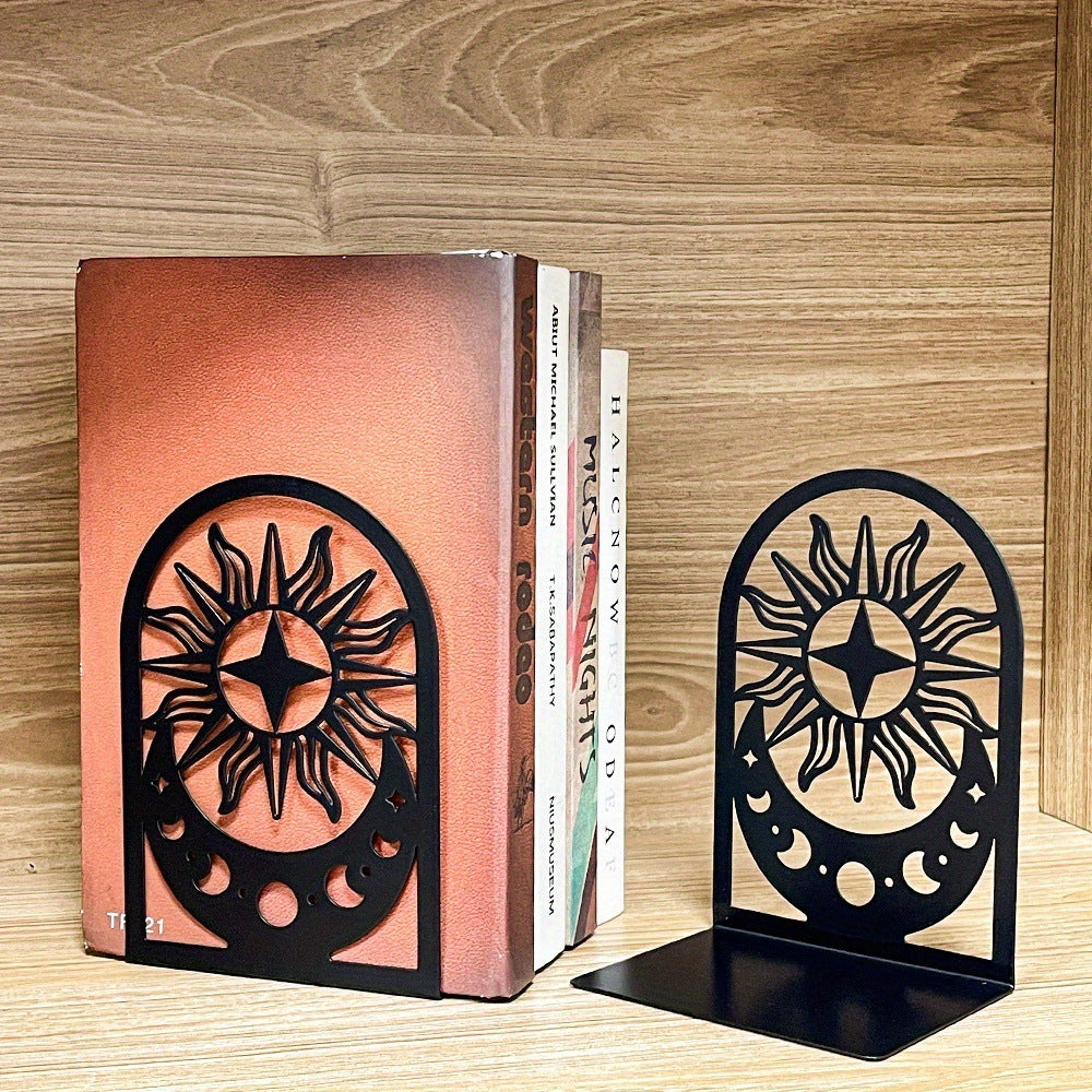 Celestial-Themed Bookends