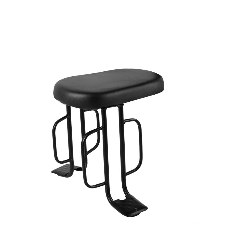 padded adjustable motorcycle passenger backrest and foldable footrest stool Bowlift