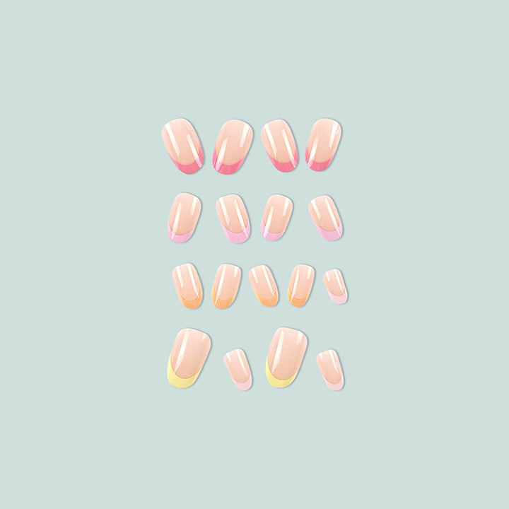 Artful nail art with geometric design Bowlift
