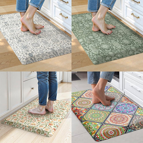 Floral Kitchen Mat Bowlift