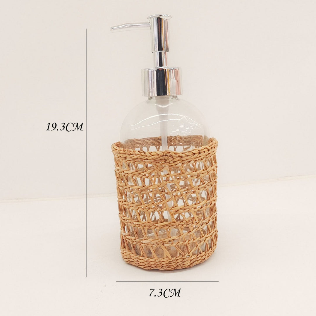 Decorative Woven Soap Dispenser Bowlift