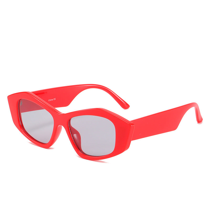 Women's geometric sunglasses with unique, futuristic design Bowlift