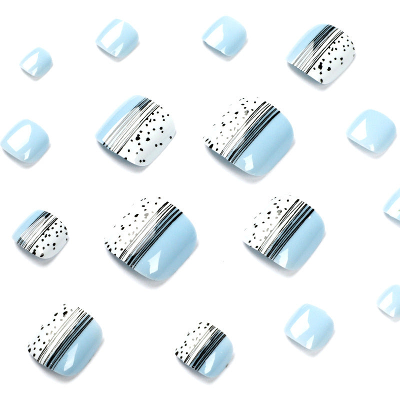 Artful nail art with modern graphics Bowlift